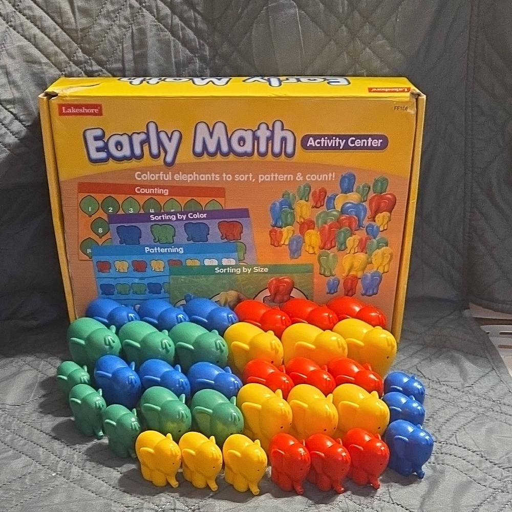 Lakeshore Early Math Activity Center - Colorful Elephants - Picture 2 of 3
